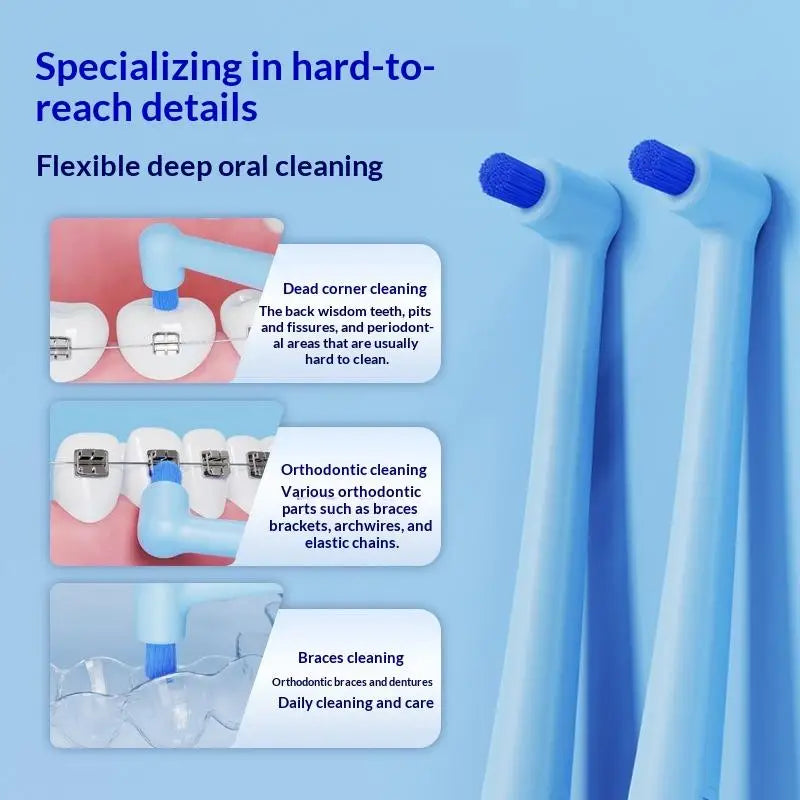 Small-head Interdental Brush Single Bundle Soft Bristles Deep Oral Qme