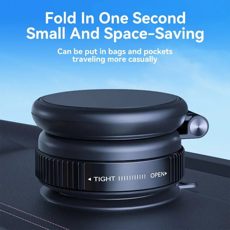 Magsafe Vacuum-grip Car Mount Foldable Extendable Dashboard Phone Qme