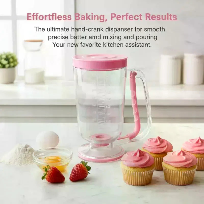900ml Batter Dispenser Hand-held Funnel Pastry Dough Dispensador For Pancake Cupcakes Cake Qme