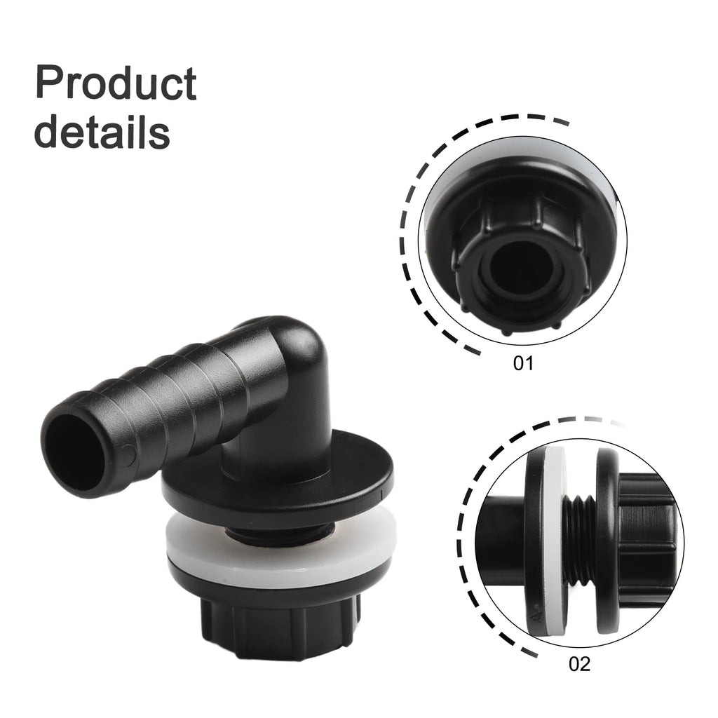 3/8" To 14mm Elbow Water Tank Connector Hose Nozzle For Aquarium Garden Irrigation Hose Joint Drain Connectors Qme