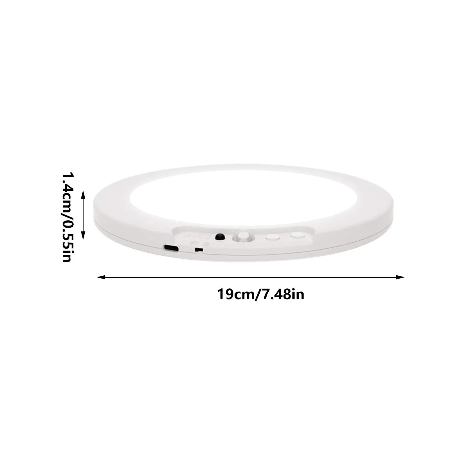 Motion Sensor Closet Light Magnetic 3-Color Battery Operated Ceiling Qme