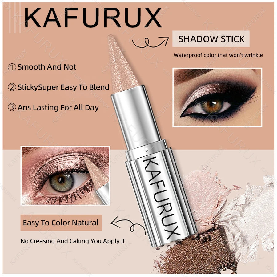 Metallic Waterproof Eyeshadow Sticks Glitter Green Liner Pen Qme