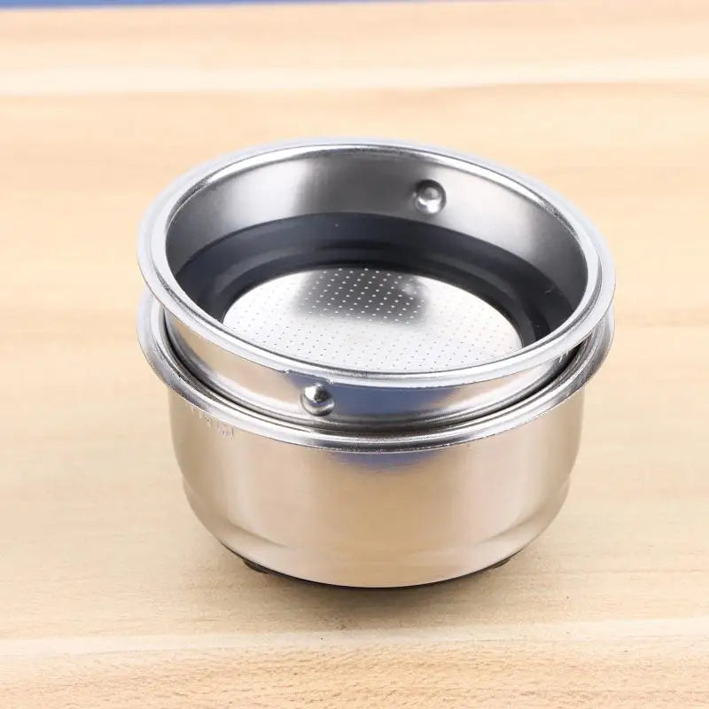 1 2 Cup Coffee Filter Basket 304 Stainless Steel Portafilter Espresso Qme