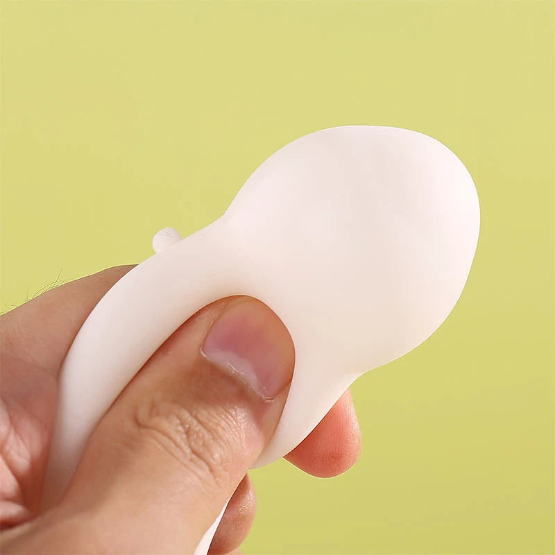 5Pcs Anti Anxiety Squeeze Toy DIY Accessories For Adult Blow Bubble Novelty Pinch Toy Insert Ball For Autism Kids Stress Toy. Qme
