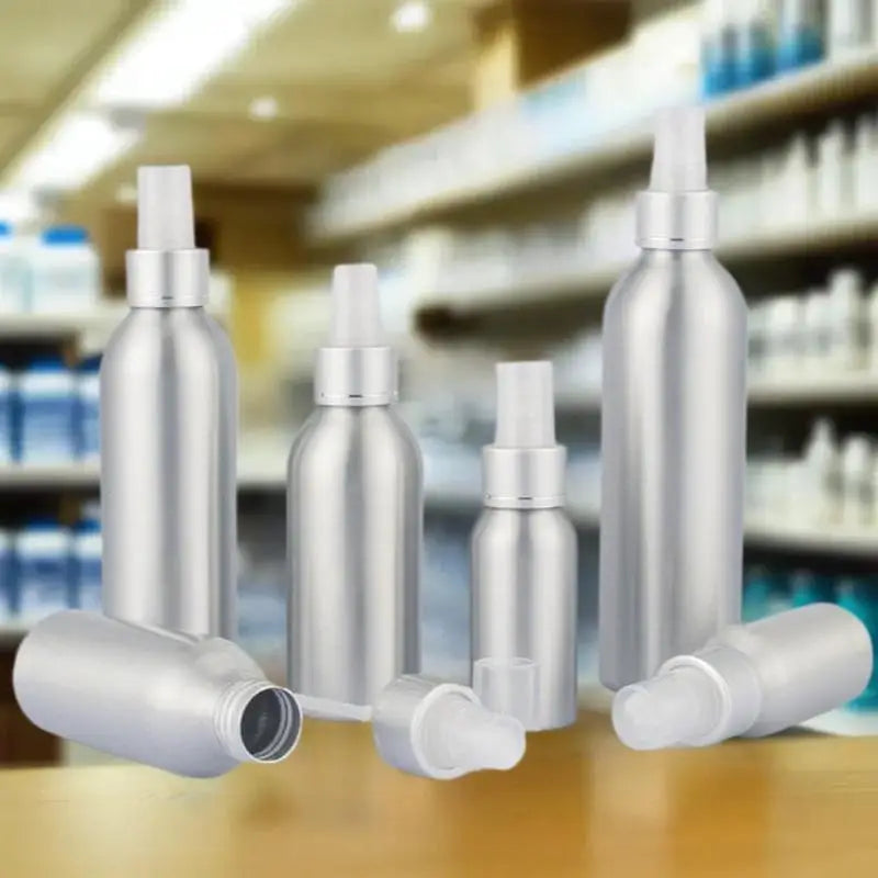 50 100 120 150 200 Empty Aluminum Spray Bottles Lightweight Qme