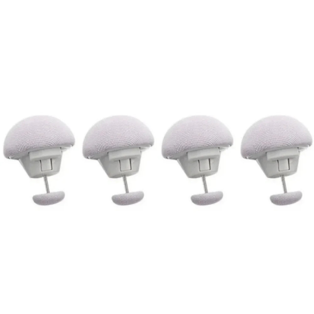 60-4PCS Bed Sheet Clip Quilt Anti Slip Safety Fixing Clip Blanket Anti Slip Deformation One Key Unlock Fastener Bed Accessories Qme Gray 4pcs