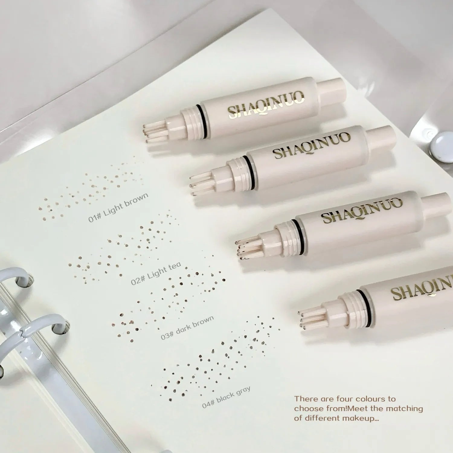 Liquid Air Cushion Freckle Stamp Pen SHAQINUO Five-point Head Natural Qme