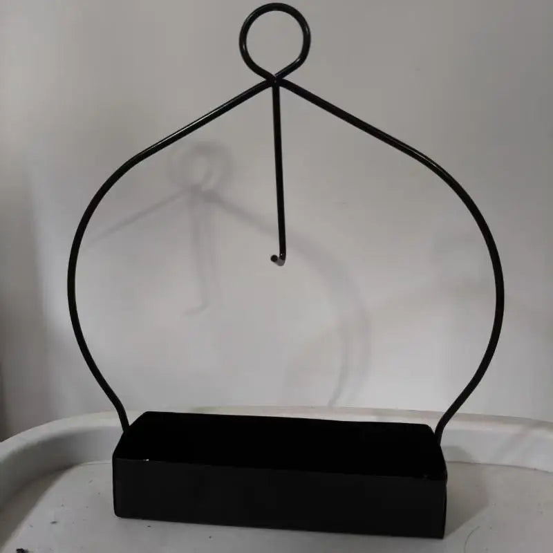 Incense Holders Coil Burner Frame Iron Mosquito Holder Modern Qme 2 Black