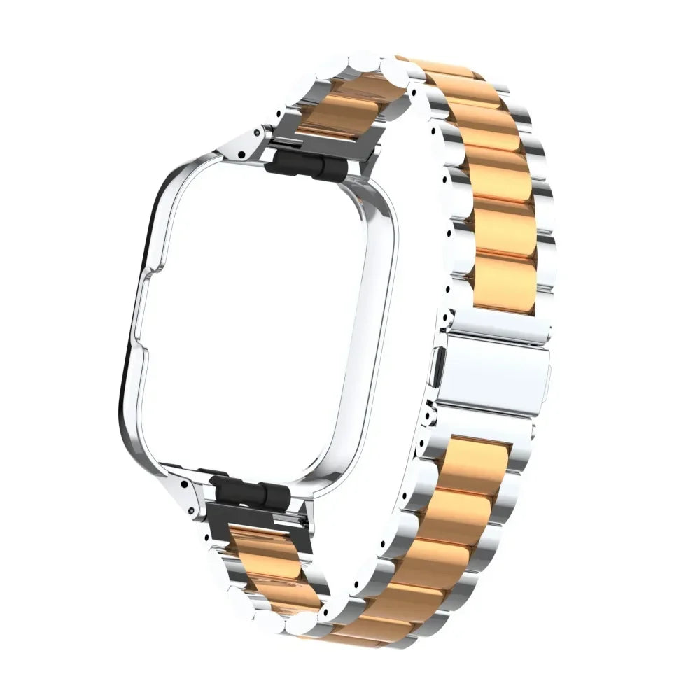 Stainless Steel Strap For Redmi Watch 3 Active Smart Watch Magnetic loop Bracelet Metal Case Protector Mi Watch lite Watchband Qme SRG Redmi Watch 3 Active