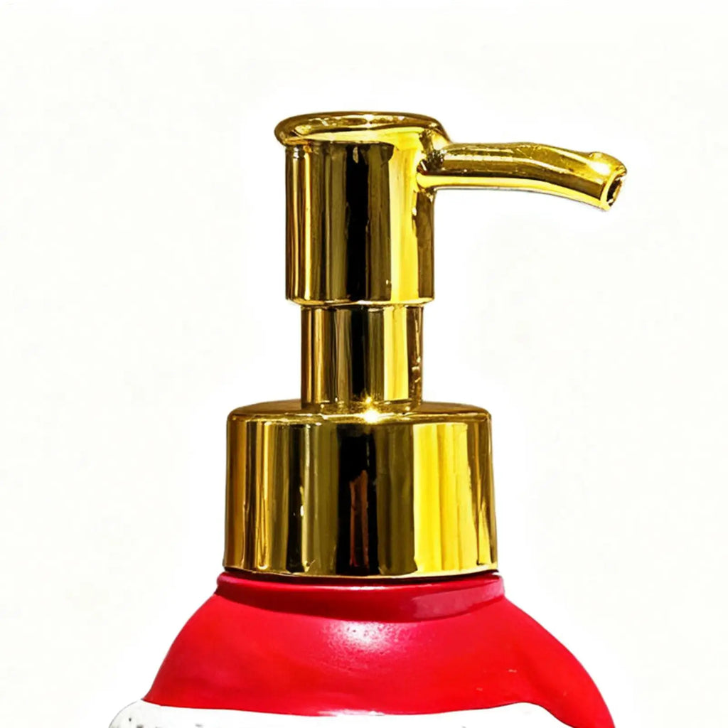 Christmas Bathroom Soap Dispensers Santa Claus Christmas Decor Bathroom Decor Hand Soap Dispenser for Restroom Powder Room Qme