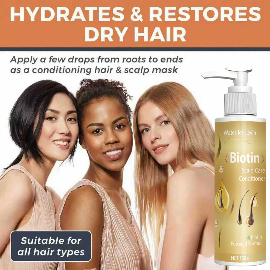 A biotin conditioner containing collagen and grape seed oil, which can deeply nourish hair and enhance vitality Qme