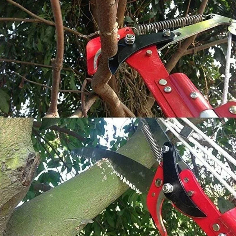 High Branch Tree Pruning Tools Telescopic and Elongated High-altitude Pruning Picking Tools Orchard Pruning Branch Pruning Qme