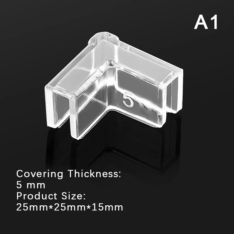 Adhesive Protective Cover Aquarium Accessories Silicone Transparent Qme 5mm