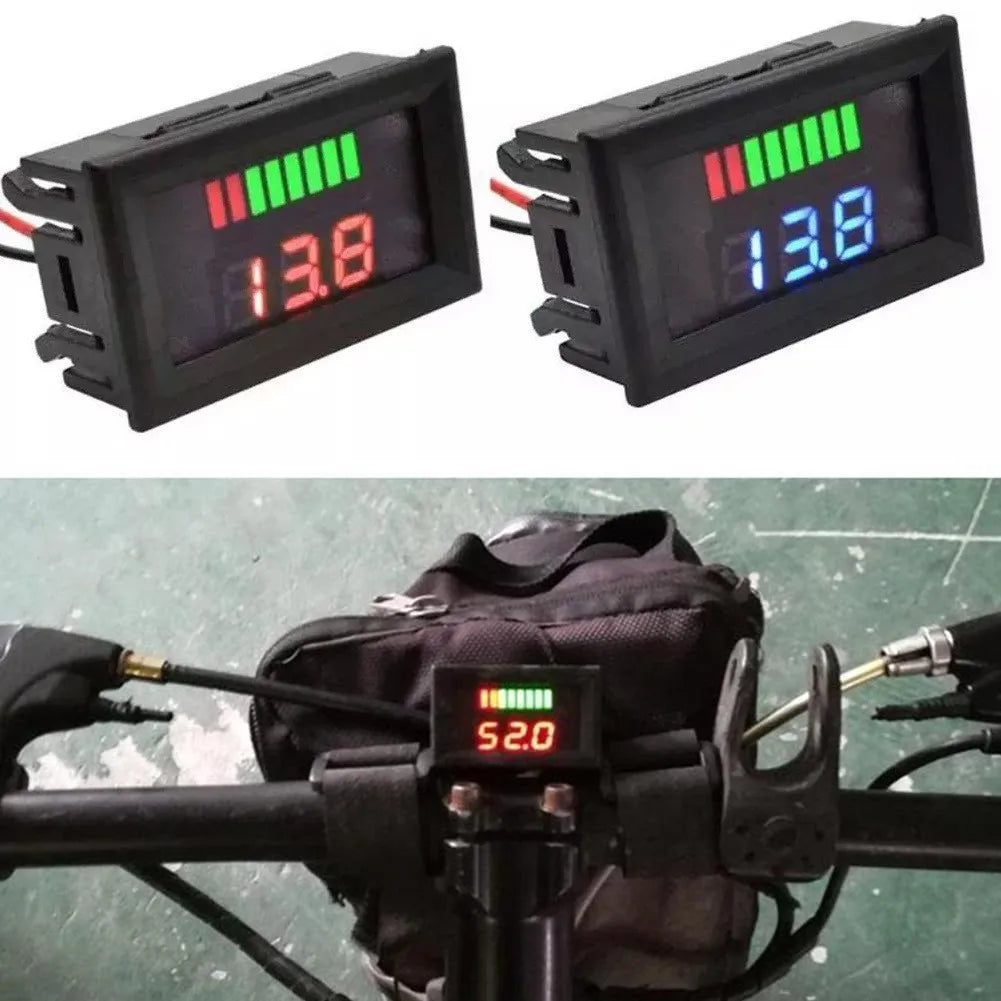 1 Pc Voltmeter 12-72V Car Marine Motorcycle Digital Voltmeter Voltage Meter Battery Gauge Voltmeter Tester Monitor Power Tool Qme