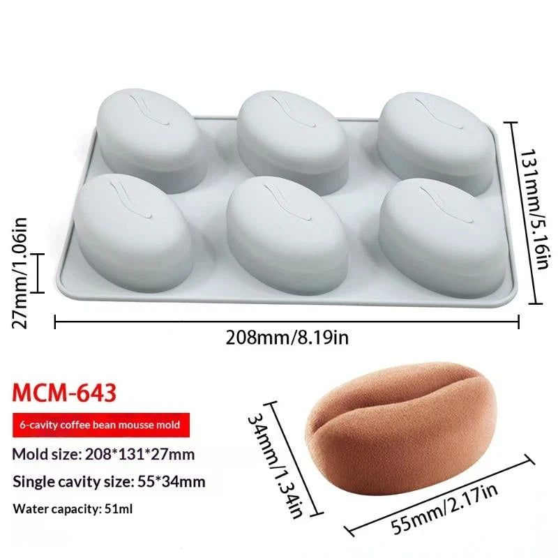 Chestnut Raspberry Peanut Mushroom Silicone Mold Fondant Cake DIY Qme MCM643