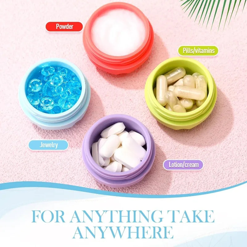 Portable Leak-proof Cosmetics Lotion Packaging Cans Silicone Cream Qme