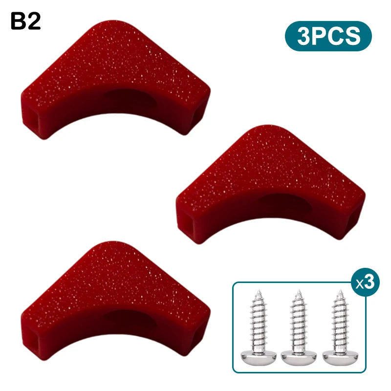 Flat Wire Wall-mounted Cord Organizer Clips Screws Easy Fix No More Qme B2