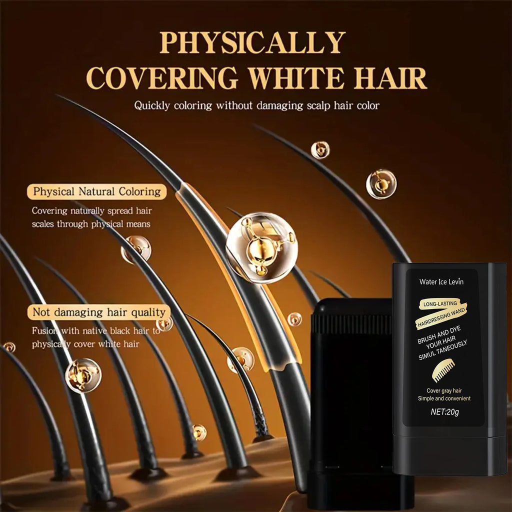 Black Hair Coloring Cream Is Easy to Clean, Long-Lasting and Fast-Acting, Suitable for Temporary Hair Dyeing, and Is a Washable Hair Dye Stick That Is Easy to Apply and Rinse Off Qme