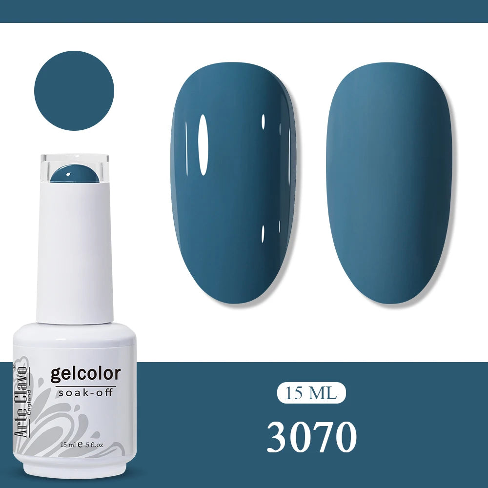 Arte Clavo Amber Gel Nail Polish Translucent Vintage Jelly Semi