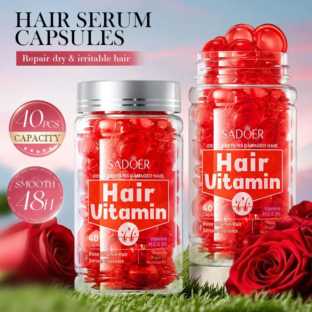 Hair Care Essence Capsules Bee-infused Women Men Oil Smooth Repair Qme