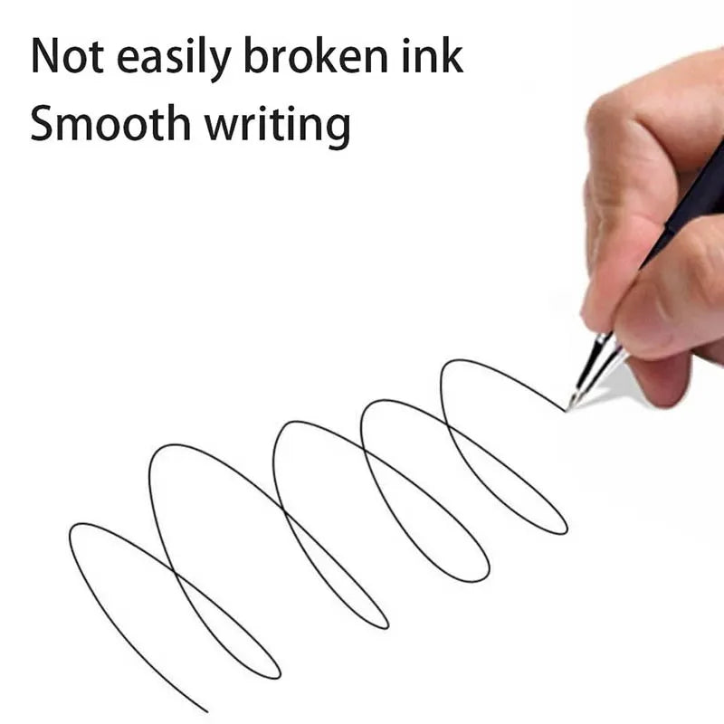Gel Pens,10 Pcs 0.5mm Black Ink Pens Fine Point Smooth Writing Pens, for Journaling Note Taking, Office School Supplies Qme