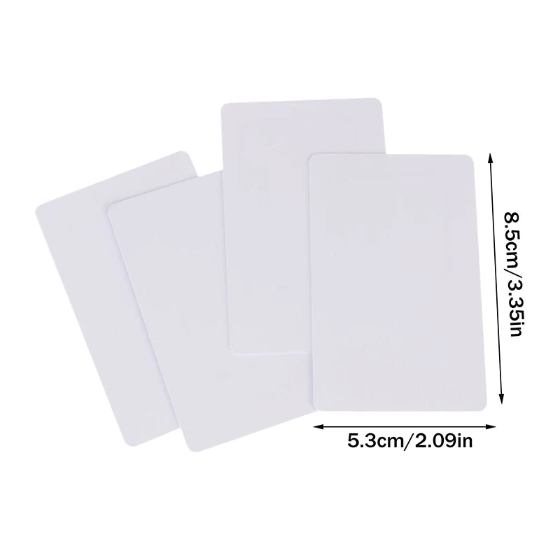 Rewritable 125KHz RFID T5577 5200 EM4305 Blank Card PVC Tags Smart Qme