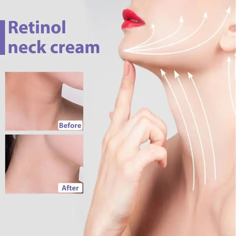Neck Tightening Retinol Cream Deep Hydration Wrinkle Smoothing Daily Qme
