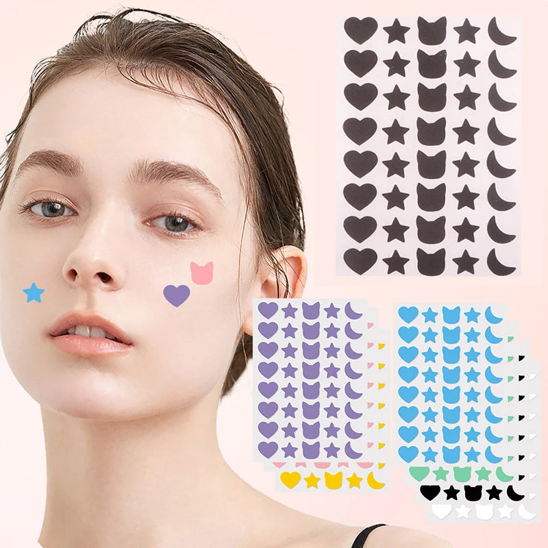 Invisible Hydrocolloid Acne Patches Waterproof Spot Treatment Pimple Qme