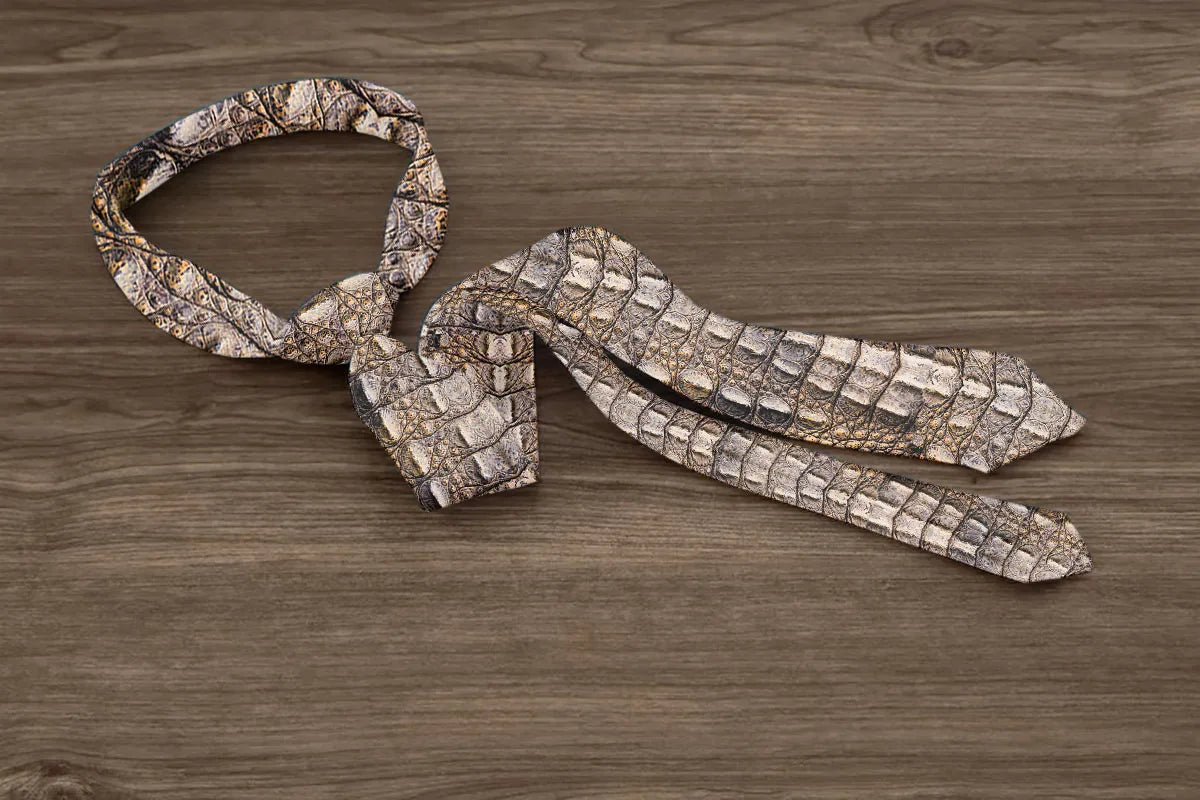 Leopard Snake Sexy Novelty Printed Tie Fashion Casual Creative Men's Qme