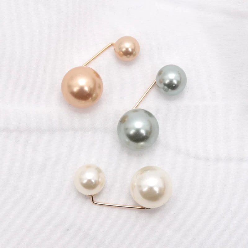 Double Pearl Brooch Pins Anti-fade Exquisite Elegant Brooches Women Qme A3 China Mainland