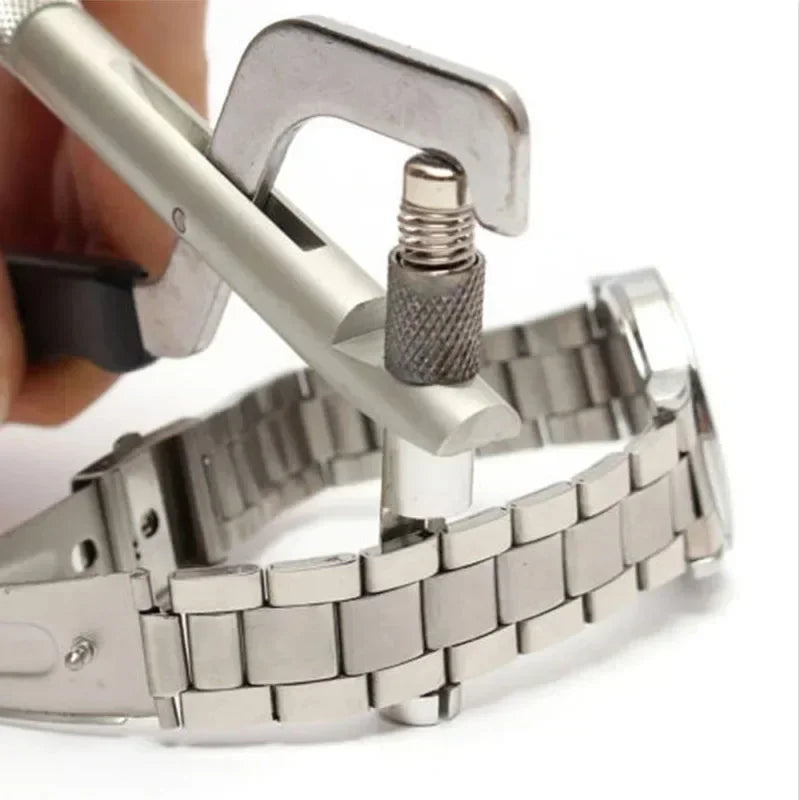 Pins Remover Watch Strap Band Adjusting Link Pin Plier Puncher Repair Kits Tools Qme