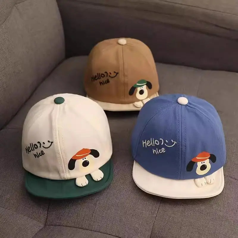 Spring Autumn Baby Baseball Cap Cute Korean Sunshade Hat Infants Qme