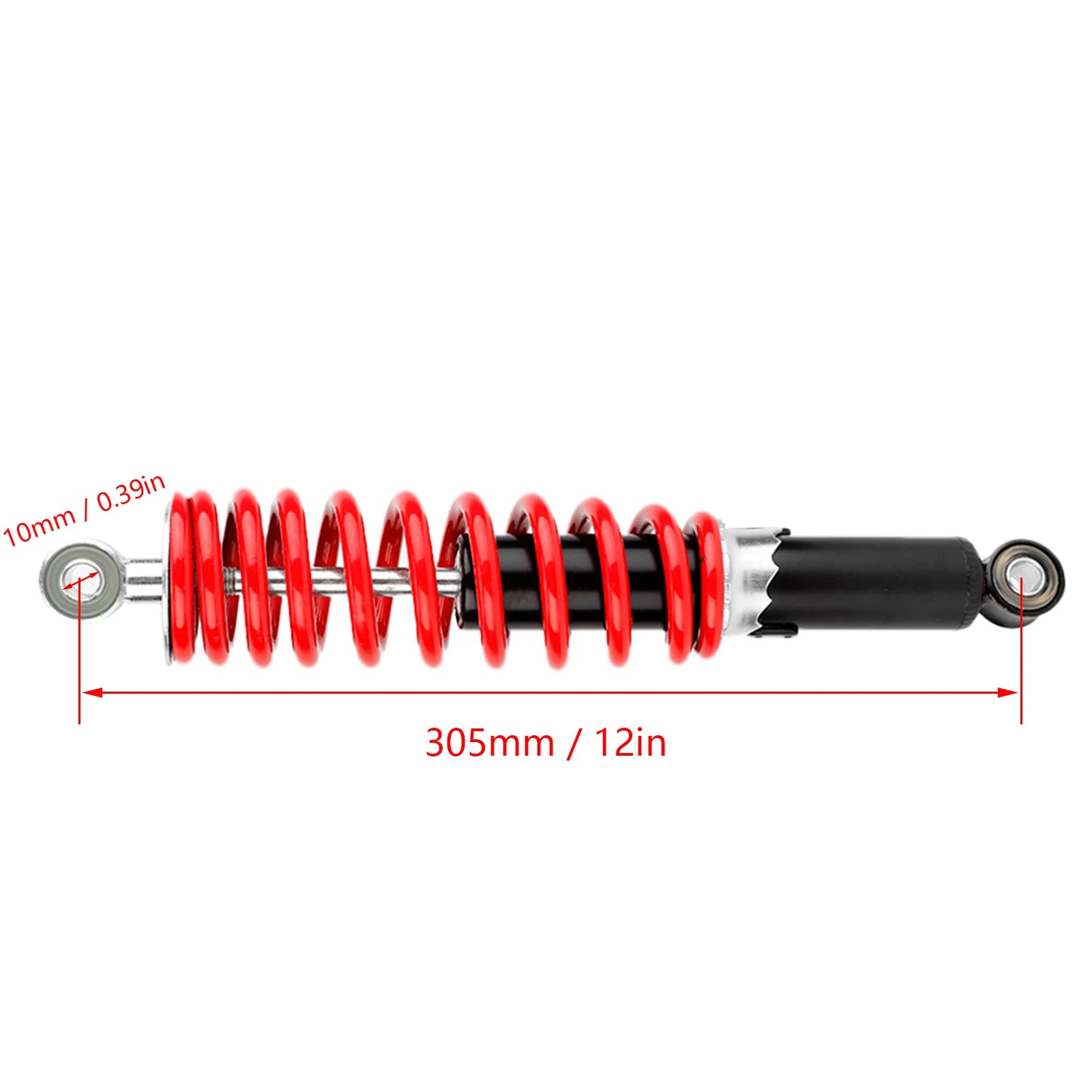 305mm Front Shocks Struts Suspension Fit For 110cc 150cc 200cc 250c ATV Quad Bike 305mm Front Shocks Struts Shocks Struts Damper Qme