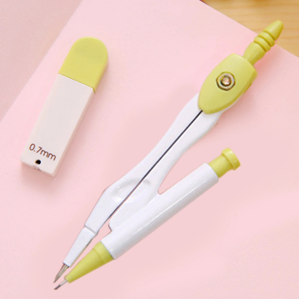 Drawing Compass Math Geometry Tools for Circles School Supplies for Students Stationery Items Teacher Teaching Tools Qme