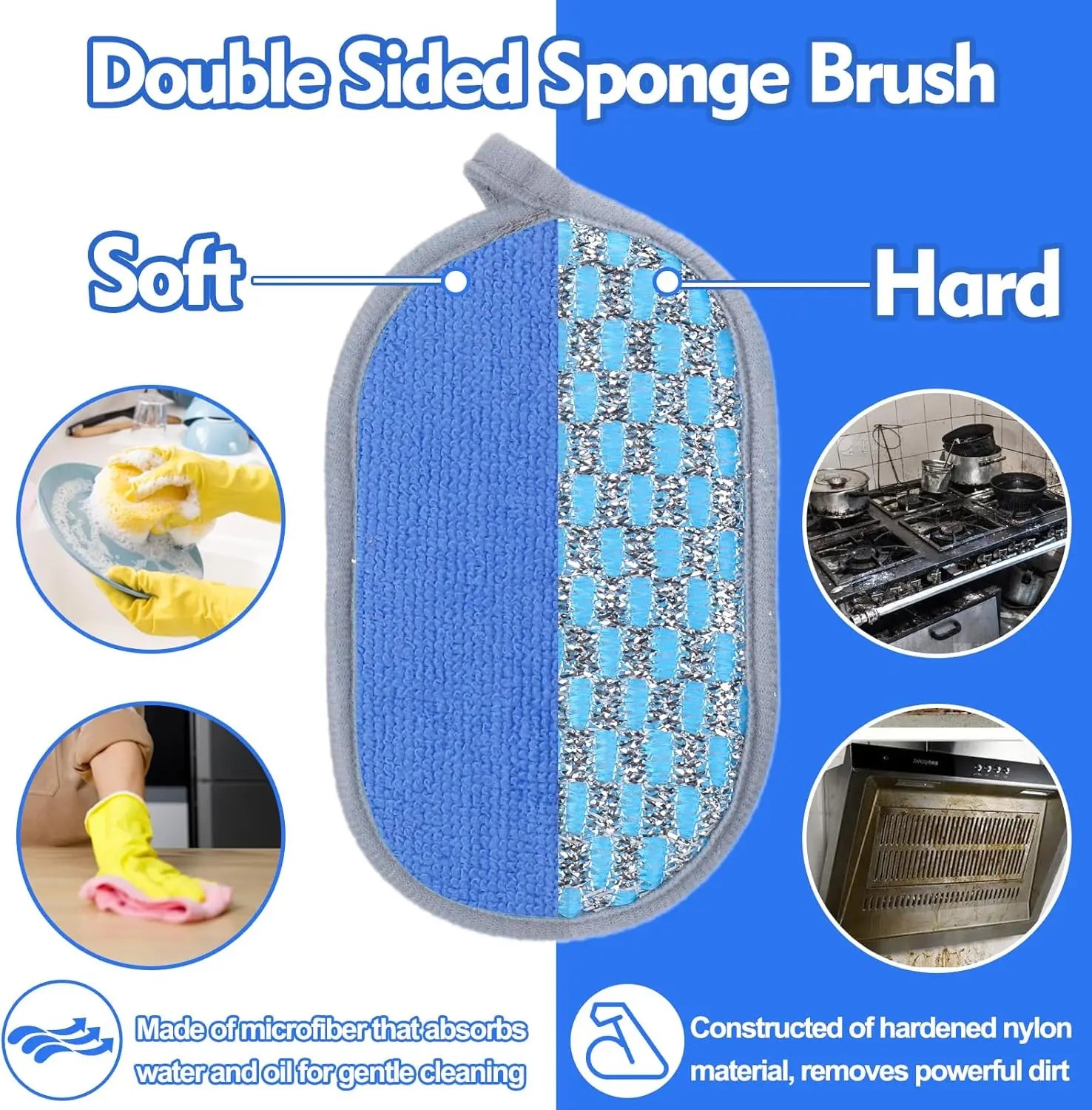Air Fryer Cleaner Brush Kits Cleaning Tools Accessories Qme