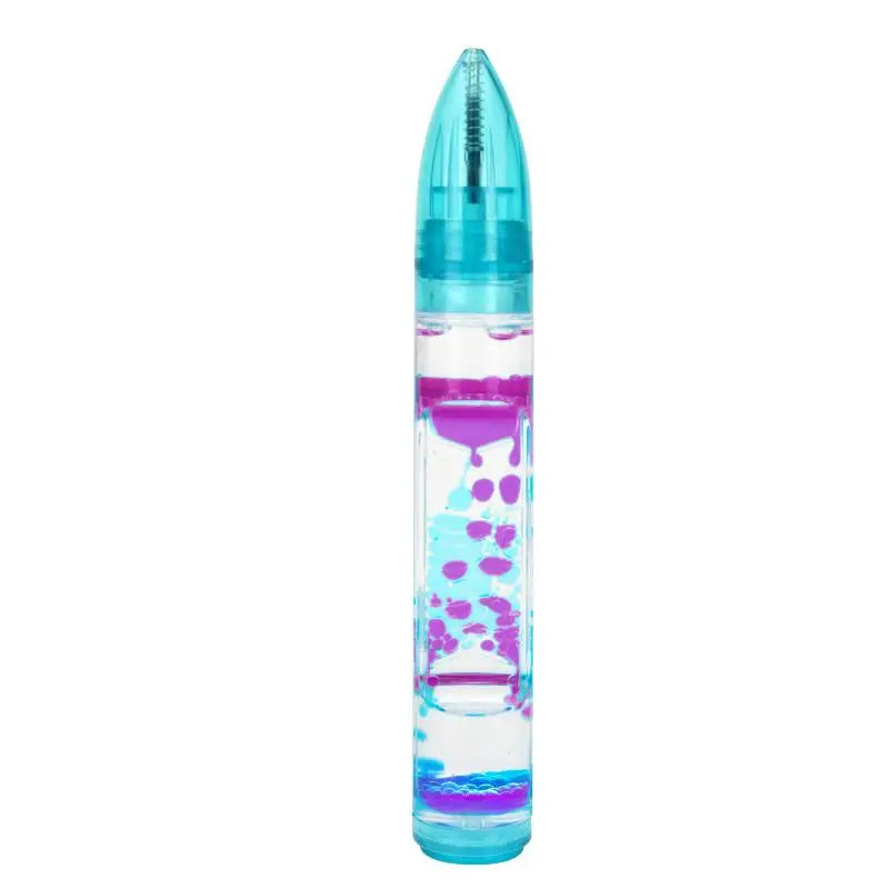 Liquid Motion Bubble Pen-retractable Ballpoint 6 Colors Relief Qme A2