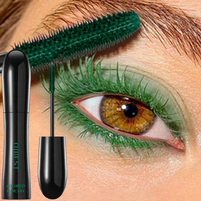 6 Colorful Mascara Waterproof Long-lasting Voluminous & Lengthening, Smudge-Proof for Halloween Costume Party & Stage Makeup Qme