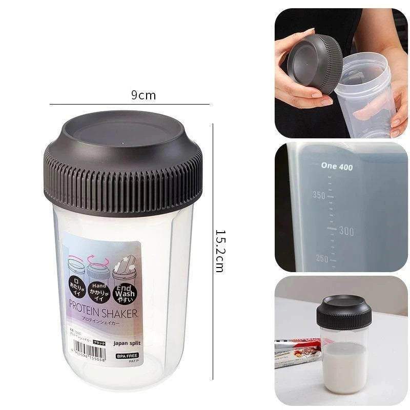 Fitness Shaker Cup Men Women Sports Protein Powder Milkshake Mixing Qme