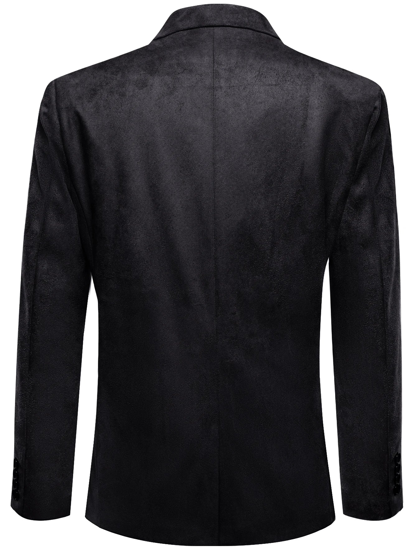 Vintage Mens Suede Blazer Jacket Casual Business Single Breasted Suit Qme