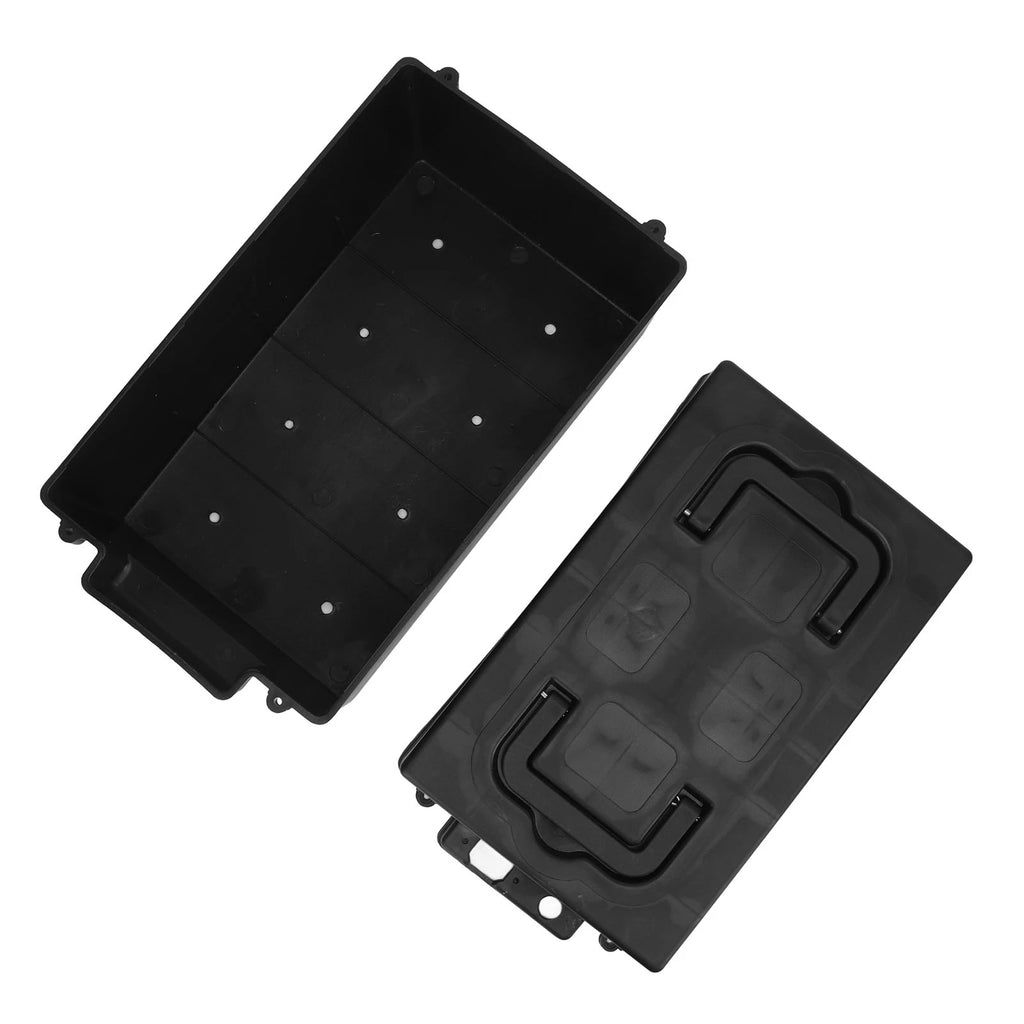 Portable Handheld Battery Storage Box with Handle Heavy Duty Waterproof Battery Case for Electric Motorcycle Scooter E-Bike Qme