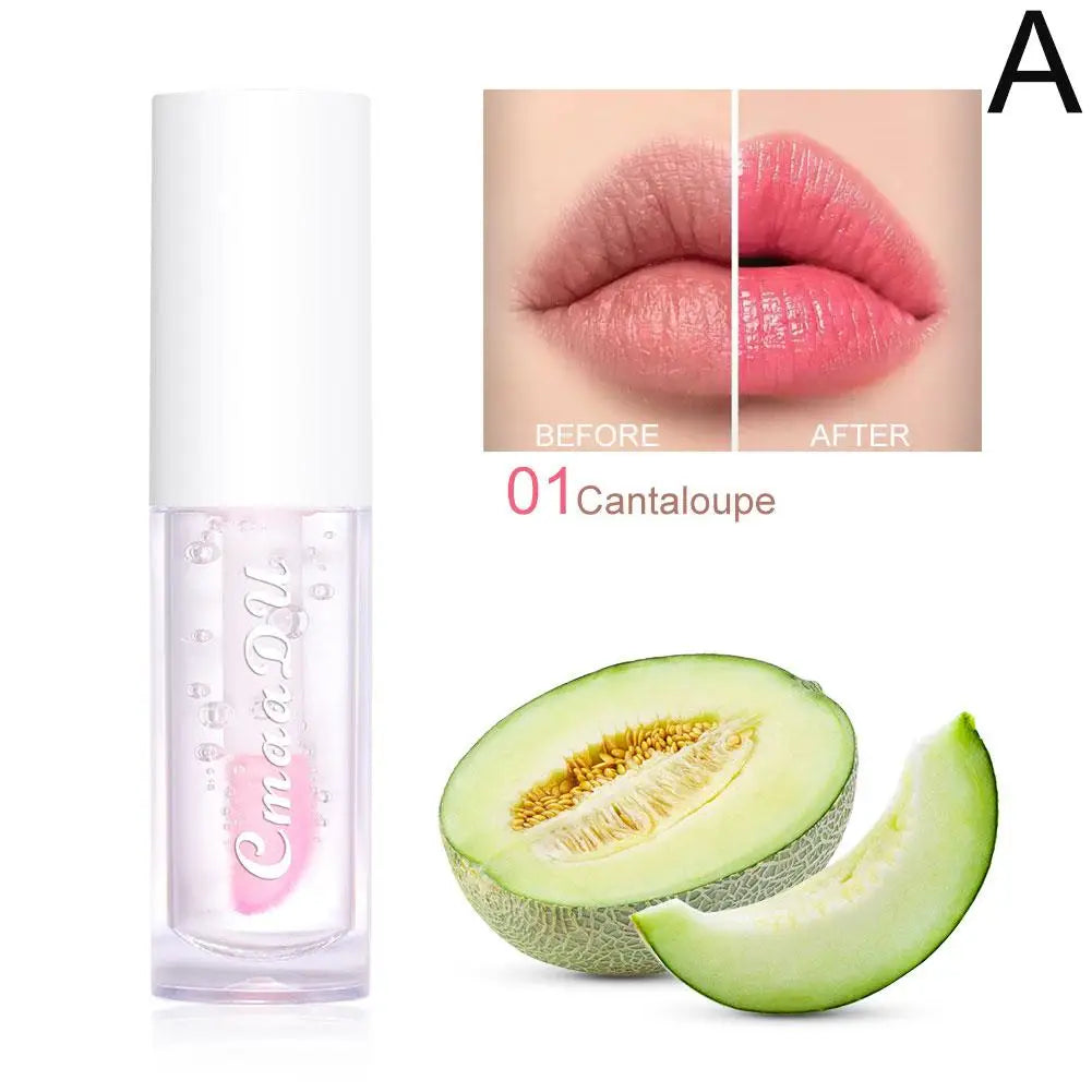 Fruit Flavored Discolored Lip Balm Jelly Magic Color Changing Lipstick Girl Moisturizing Nourishing Lasting Lip Gloss Glaze Care Qme A CN