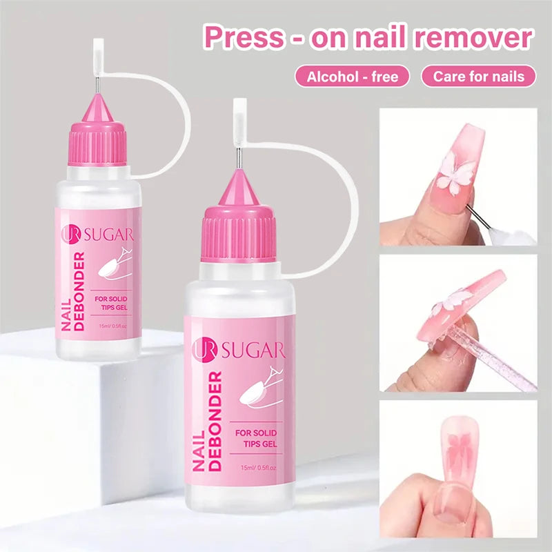 Wear Nail Needle Tube Polish Remover Solid Patch Glue UV Jelly Fast Qme