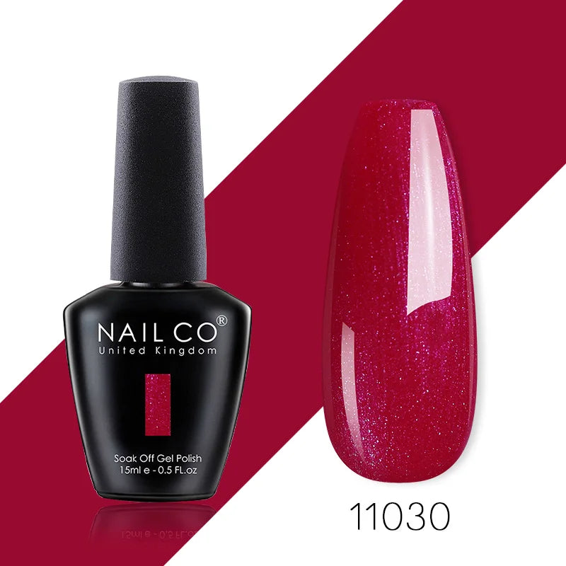 NAILCO 85 Colors Nail Gel UV LED Lacquer Manicure Varnish Hybrid Semi