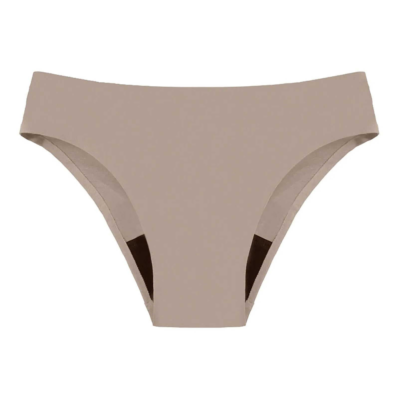Swimwear Solid Color Menstrual Leakproof Bikini Bottom Absorbent Pants High Waist Swimming Trunks For Teens Outing Micro Bikinis Qme Khaki XS