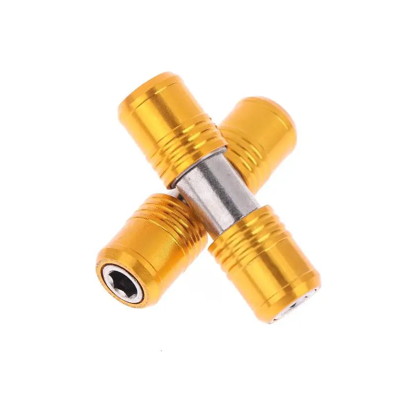 Portable Double Head Screwdriver Bit Holder 1 4 Hex Quick Release Qme