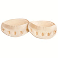 1 pair of foot sweat absorbing invisible split toe sole pads Qme Beige