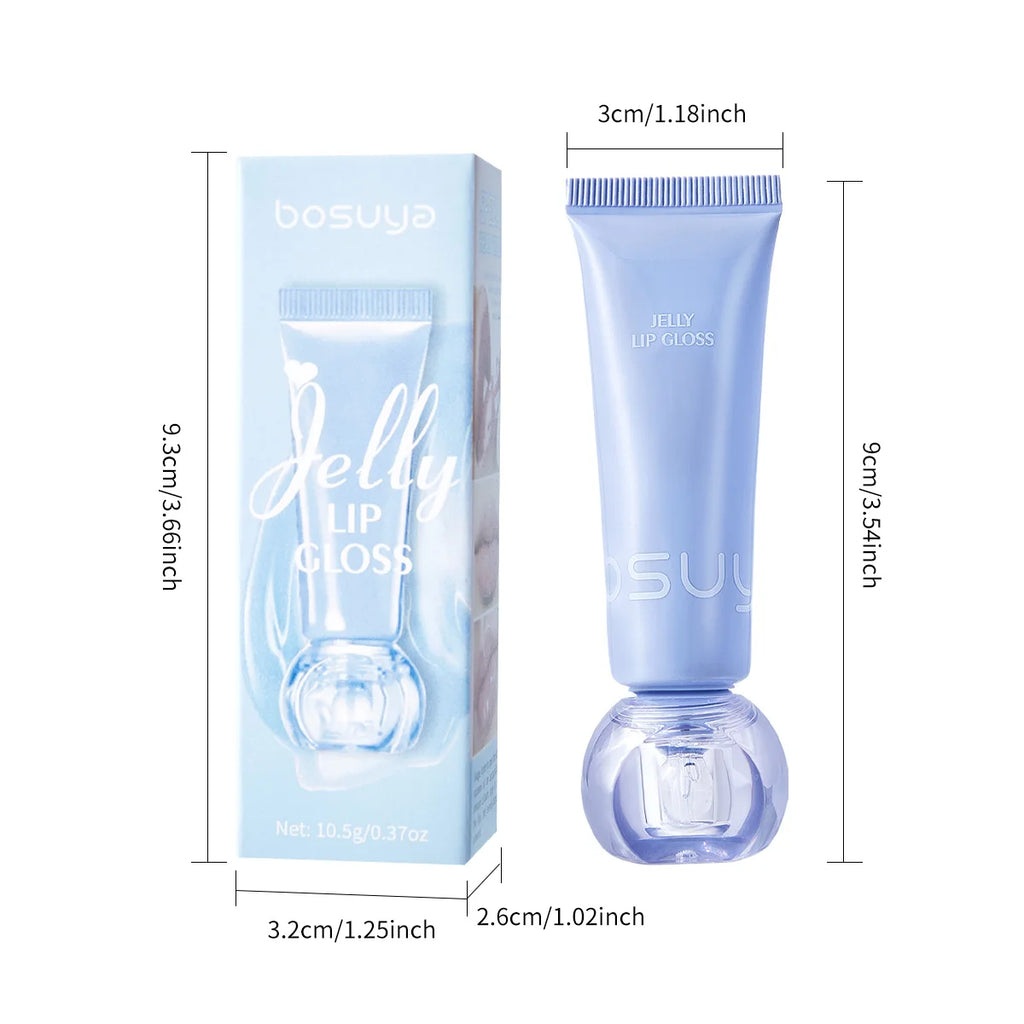 Moisturizing Jelly Lip Gloss Durable Waterproof Sweatproof Non Stick Qme