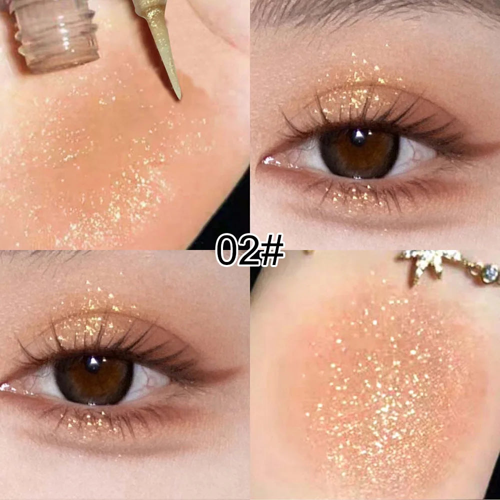 Kakashow Mist Eyeshadow Liquid Matte Pearlescent Shimmer Brightens Qme C541-2