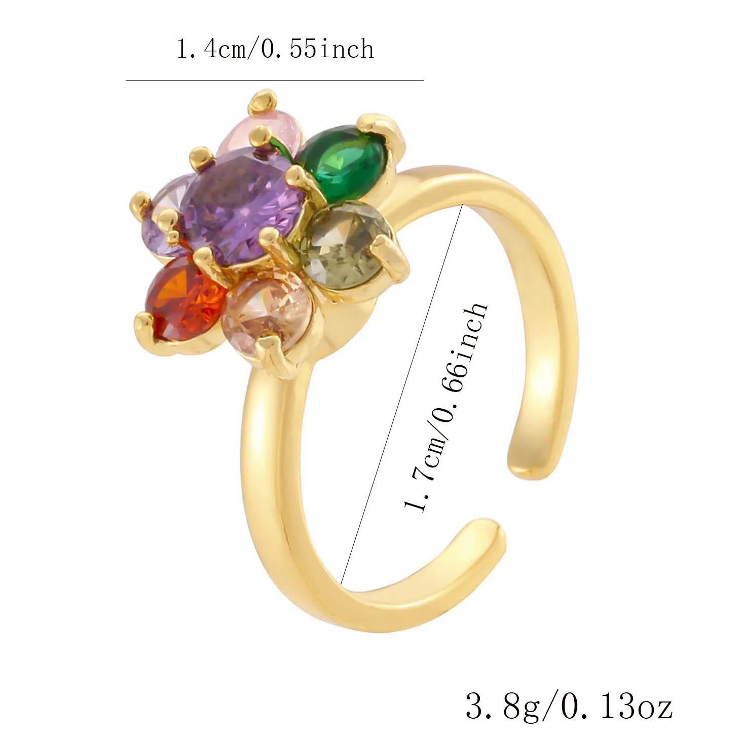 Luxury Rotating Anxiety Animal Rings for Women Spinner Fidgets Cute Flower Heart Dragonfly Anti Stress Ring Wedding Jewelry Qme