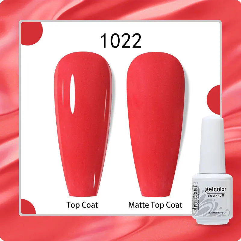 Arte Clavo Soak Off UV Gel Nail Polish Cosmetics Art Manicure Nails Qme 1022